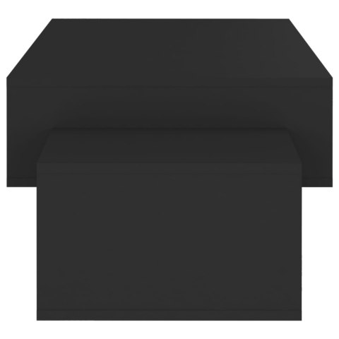 Stolik kawowy, czarny, 105x55x32 cm, płyta wiórowa Stolik kawowy, czarny, 105x55x32 cm, płyta wiórowa