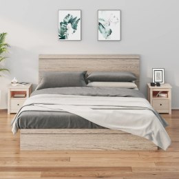 Szafki nocne, 2 szt., 40x35x49 cm, lite drewno sosnowe