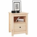  Szafki nocne, 2 szt., 40x35x49 cm, lite drewno sosnowe