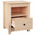  Szafki nocne, 2 szt., 40x35x49 cm, lite drewno sosnowe