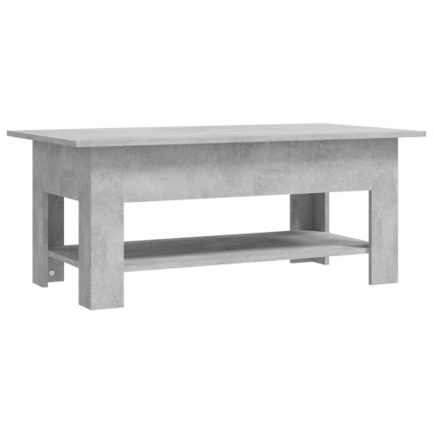 Stolik kawowy, szarość betonu, 102x55x42 cm, płyta wiórowa Stolik kawowy, szarość betonu, 102x55x42 cm, płyta wiórowa