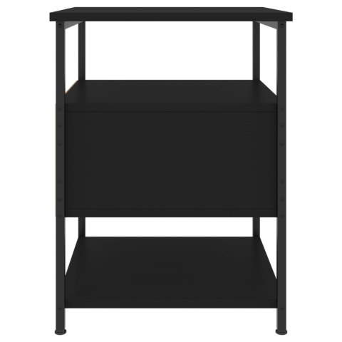 Szafki nocne, 2 szt., czarne, 40x42x56 cm Szafki nocne, 2 szt., czarne, 40x42x56 cm