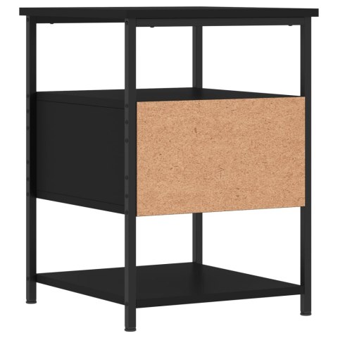 Szafki nocne, 2 szt., czarne, 40x42x56 cm Szafki nocne, 2 szt., czarne, 40x42x56 cm