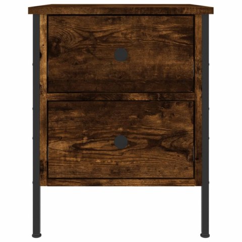 Szafki nocne, 2 szt., przydymiony dąb, 40x42x50 cm Szafki nocne, 2 szt., przydymiony dąb, 40x42x50 cm