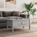  Stolik kawowy BODO, szary, 100x55x45 cm, lite drewno sosnowe