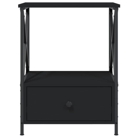 Stoliki nocne, 2 szt., czarne, 50x41x65 cm Stoliki nocne, 2 szt., czarne, 50x41x65 cm