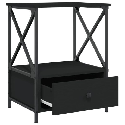 Stoliki nocne, 2 szt., czarne, 50x41x65 cm Stoliki nocne, 2 szt., czarne, 50x41x65 cm