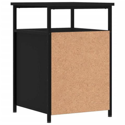 Szafki nocne, 2 szt., czarne, 40x42x60 cm Szafki nocne, 2 szt., czarne, 40x42x60 cm
