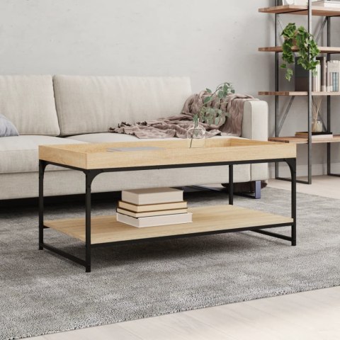 Stolik kawowy, dąb sonoma 100x49x45 cm, materiał drewnopochodny Stolik kawowy, dąb sonoma 100x49x45 cm, materiał drewnopochodny