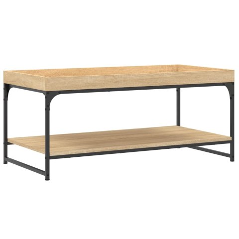 Stolik kawowy, dąb sonoma 100x49x45 cm, materiał drewnopochodny Stolik kawowy, dąb sonoma 100x49x45 cm, materiał drewnopochodny