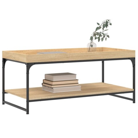Stolik kawowy, dąb sonoma 100x49x45 cm, materiał drewnopochodny Stolik kawowy, dąb sonoma 100x49x45 cm, materiał drewnopochodny