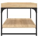  Stolik kawowy, dąb sonoma 100x49x45 cm, materiał drewnopochodny