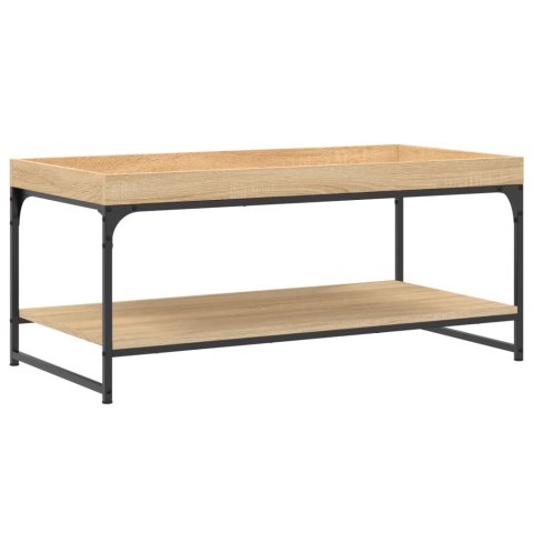 Stolik kawowy, dąb sonoma 100x49x45 cm, materiał drewnopochodny Stolik kawowy, dąb sonoma 100x49x45 cm, materiał drewnopochodny
