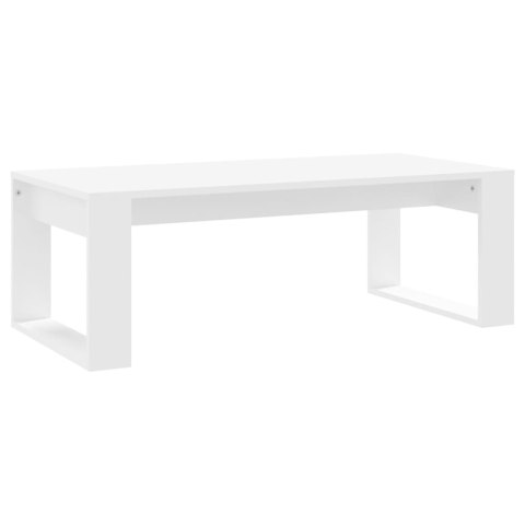 Stolik kawowy, biały, 102x50x35 cm, materiał drewnopochodny Stolik kawowy, biały, 102x50x35 cm, materiał drewnopochodny