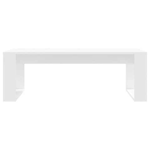 Stolik kawowy, biały, 102x50x35 cm, materiał drewnopochodny Stolik kawowy, biały, 102x50x35 cm, materiał drewnopochodny
