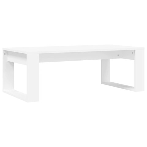 Stolik kawowy, biały, 102x50x35 cm, materiał drewnopochodny Stolik kawowy, biały, 102x50x35 cm, materiał drewnopochodny