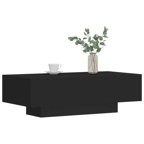 Stolik kawowy, czarny, 100x49,5x31 cm, materiał drewnopochodny Stolik kawowy, czarny, 100x49,5x31 cm, materiał drewnopochodny