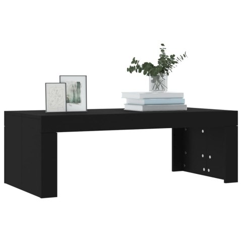 Stolik kawowy, czarny, 102x50x36 cm, materiał drewnopochodny Stolik kawowy, czarny, 102x50x36 cm, materiał drewnopochodny