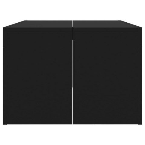 Stolik kawowy, czarny, 102x50x36 cm, materiał drewnopochodny Stolik kawowy, czarny, 102x50x36 cm, materiał drewnopochodny