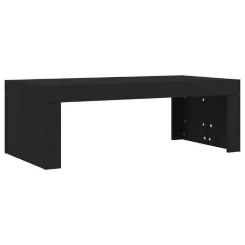 Stolik kawowy, czarny, 102x50x36 cm, materiał drewnopochodny Stolik kawowy, czarny, 102x50x36 cm, materiał drewnopochodny
