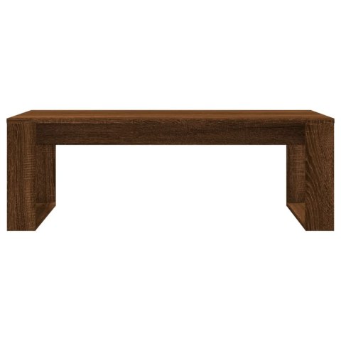 Stolik kawowy, brązowy dąb 102x50x35 cm materiał drewnopochodny Stolik kawowy, brązowy dąb 102x50x35 cm materiał drewnopochodny