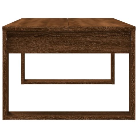 Stolik kawowy, brązowy dąb 102x50x35 cm materiał drewnopochodny Stolik kawowy, brązowy dąb 102x50x35 cm materiał drewnopochodny