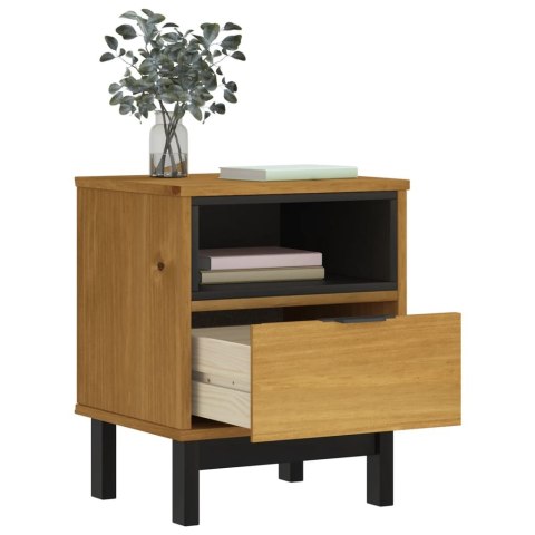 Szafka nocna FLAM, 40x35x50 cm, lite drewno sosnowe Szafka nocna FLAM, 40x35x50 cm, lite drewno sosnowe