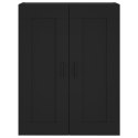  Witrynka, czarna, 69,5x34x180 cm, materiał drewnopochodny