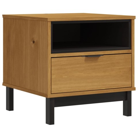 Stolik boczny FLAM, 50x50x50 cm, lite drewno sosnowe Stolik boczny FLAM, 50x50x50 cm, lite drewno sosnowe