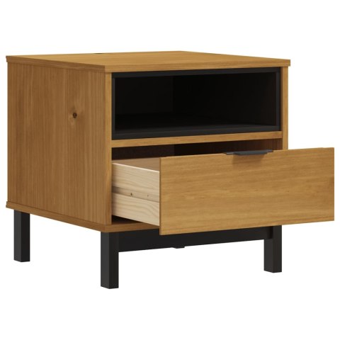 Stolik boczny FLAM, 50x50x50 cm, lite drewno sosnowe Stolik boczny FLAM, 50x50x50 cm, lite drewno sosnowe