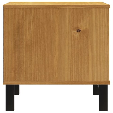 Stolik boczny FLAM, 50x50x50 cm, lite drewno sosnowe Stolik boczny FLAM, 50x50x50 cm, lite drewno sosnowe
