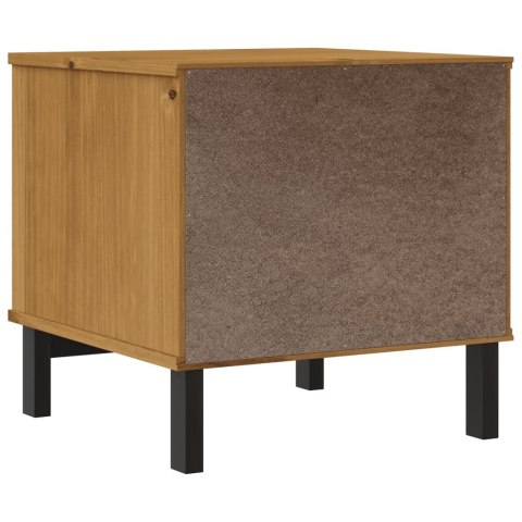 Stolik boczny FLAM, 50x50x50 cm, lite drewno sosnowe Stolik boczny FLAM, 50x50x50 cm, lite drewno sosnowe