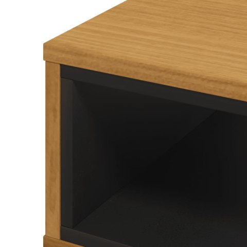 Stolik kawowy FLAM, szary, 100x50x32,5 cm, lite drewno sosnowe Stolik kawowy FLAM, szary, 100x50x32,5 cm, lite drewno sosnowe