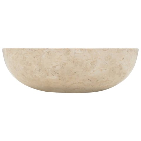 Umywalka, 40 x 12 cm, marmurowa, kremowa Umywalka, 40 x 12 cm, marmurowa, kremowa