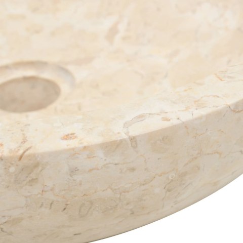 Umywalka, 40 x 12 cm, marmurowa, kremowa Umywalka, 40 x 12 cm, marmurowa, kremowa