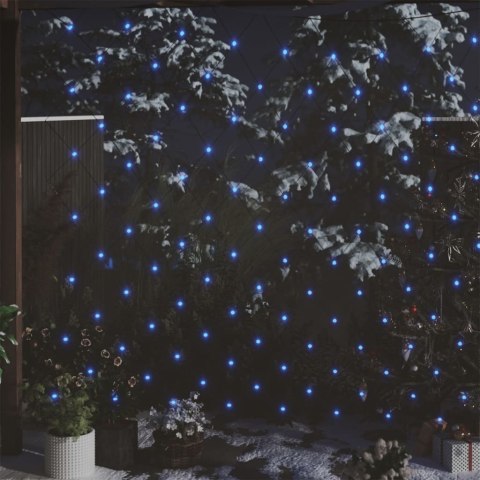  Siatka lampek, niebieskie światło, 3x3 m, 306 LED