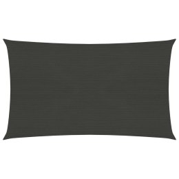  Żagiel przeciwsłoneczny, 160 g/m², antracytowy, 3,5x5 m, HDPE