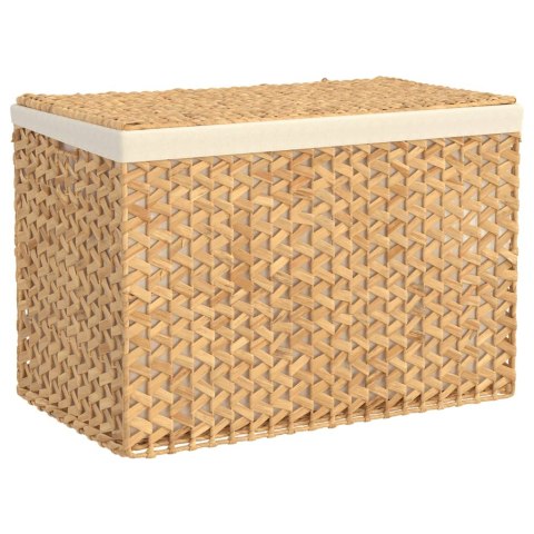 Kosz na pranie z 3 przegrodami, 75x42,5x52 cm, hiacynt wodny Kosz na pranie z 3 przegrodami, 75x42,5x52 cm, hiacynt wodny