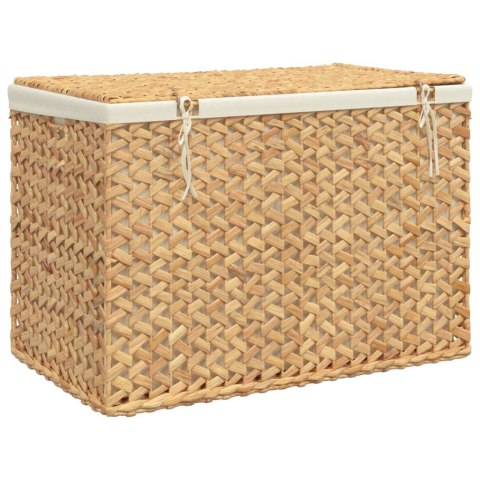Kosz na pranie z 3 przegrodami, 75x42,5x52 cm, hiacynt wodny Kosz na pranie z 3 przegrodami, 75x42,5x52 cm, hiacynt wodny