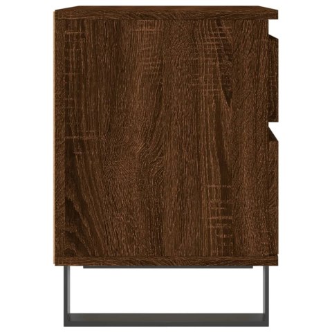 Szafki nocne, 2 szt., brązowy dąb, 40x35x50 cm Szafki nocne, 2 szt., brązowy dąb, 40x35x50 cm