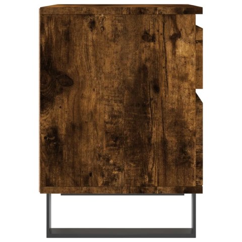 Szafki nocne, 2 szt., przydymiony dąb, 40x35x50 cm Szafki nocne, 2 szt., przydymiony dąb, 40x35x50 cm