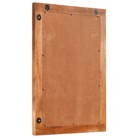 Lustro łazienkowe, 50x70x3 cm, lite drewno mango i szkło Lustro łazienkowe, 50x70x3 cm, lite drewno mango i szkło