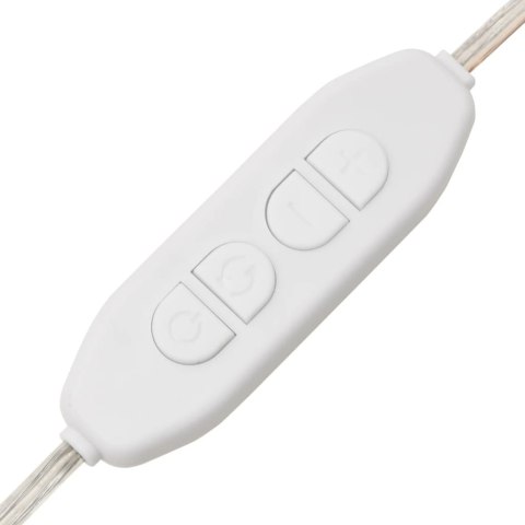 Lustro ścienne z lampkami LED, bez ramy, okrągłe, szklane Lustro ścienne z lampkami LED, bez ramy, okrągłe, szklane
