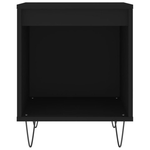 Szafki nocne, 2 szt., czarne, 40x35x50 cm Szafki nocne, 2 szt., czarne, 40x35x50 cm