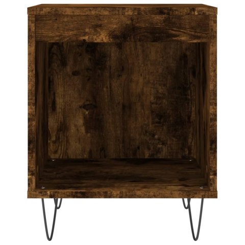 Szafki nocne, 2 szt., przydymiony dąb, 40x35x50 cm Szafki nocne, 2 szt., przydymiony dąb, 40x35x50 cm