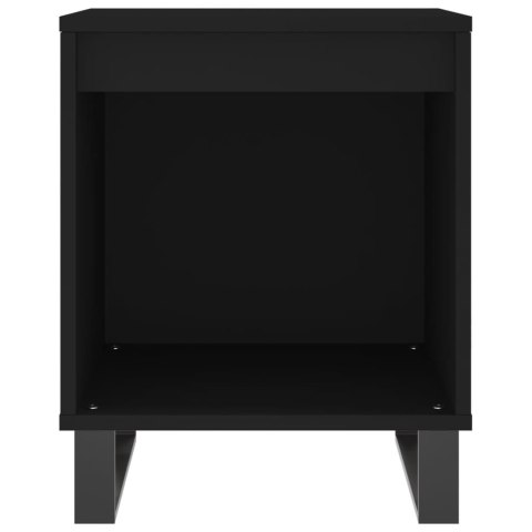 Szafki nocne, 2 szt., czarne, 40x35x50 cm Szafki nocne, 2 szt., czarne, 40x35x50 cm