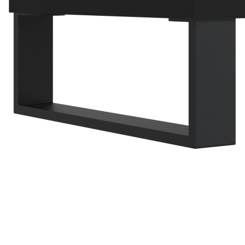Szafki nocne, 2 szt., czarne, 40x35x50 cm Szafki nocne, 2 szt., czarne, 40x35x50 cm
