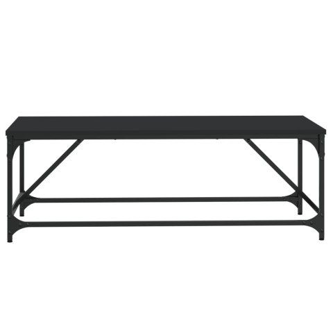 Stolik kawowy, czarny, 100x50x35 cm, materiał drewnopochodny Stolik kawowy, czarny, 100x50x35 cm, materiał drewnopochodny