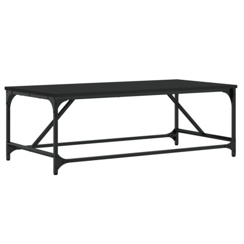 Stolik kawowy, czarny, 100x50x35 cm, materiał drewnopochodny Stolik kawowy, czarny, 100x50x35 cm, materiał drewnopochodny