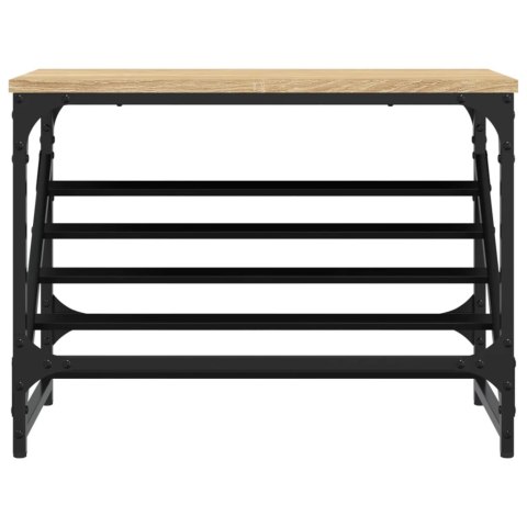 Stojak na buty, dąb sonoma, 60x30x45cm, materiał drewnopochodny Stojak na buty, dąb sonoma, 60x30x45cm, materiał drewnopochodny
